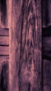 Vertical ancient purple wooden door background. Wallpaper for your device