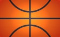 Vertical ball texture for basketball, sport background, vector illustration