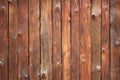 Vertical Barn Wooden Wall Planking Texture. Reclaimed Old Wood Slats Rustic Background. Home Interior Design Element In Modern Vin