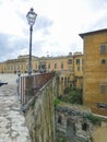 Vertical beautiful shot of old Florence buildings and streets in Tuscany Italy Royalty Free Stock Photo