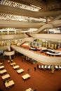 Vertical of a big library interior in Toronto