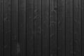 Vertical black planks on wooden part of building