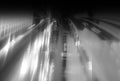 Vertical black and white motion blur reflections background Royalty Free Stock Photo