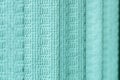 Vertical blinds fabric texture in a mint green color Royalty Free Stock Photo