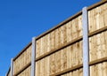 Vertical board fence panel
