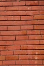 Vertical brick wall alley background texture