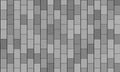 Vertical Brick wall of gray bricks of different colors. 3D Rendering and Vector illustration. Use for wallpaper or background Royalty Free Stock Photo
