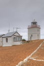 Vertical of Cape Borda Lighthouse on Kangaroo Island, Australia Royalty Free Stock Photo