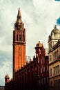 Vertical of Central Hall on a cloudy day in Birmingham, UK Royalty Free Stock Photo
