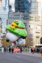 Beagle Scout Snoopy flying in Macy\'s Thanksgiving Day Parade 2023