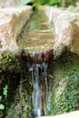 Vertical Close up Water Fountain in Quinta das lÃÂ¡grimas, Coimbra, Portugal