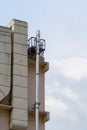 Vertical closeup of an industrial production building in Tonala Jalisco, Mexico Royalty Free Stock Photo