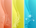 Vertical color banners