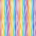 Vertical curved rainbow lines