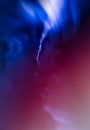 Vertical dramatic lightning strike Royalty Free Stock Photo