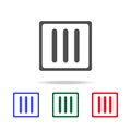 vertical drying icon. Elements of washing in multi colored icons. Premium quality graphic design icon. Simple icon for websites,