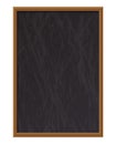 Vertical empty wooden chalk board Royalty Free Stock Photo