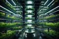 Vertical farming's innovation transforms urban spaces with high-tech solutions.