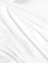 Vertical fashion textile Clean woven beautiful soft fabric abstract smooth curve shape decorative white background