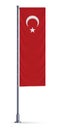 Vertical hanging flag