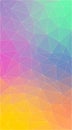 Vertical Flat polygonal Background for smartphone.
