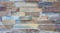 Vertical flat stacked stone Royalty Free Stock Photo