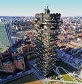 Vertical Forest, Milan, Porta Nuova skyscraper residences, Italy Royalty Free Stock Photo