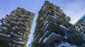 Vertical Forest, Milan, Porta Nuova skyscraper residences, Italy Royalty Free Stock Photo