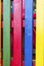 Vertical four colored laths Royalty Free Stock Photo