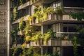 vertical garden, bringing nature and greenery to urban jungle of concrete and steel