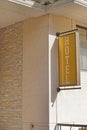 Gold sign hotel