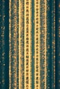 Vertical Golden Binary Code Data Stream Background, Portrait Images Generative AI Royalty Free Stock Photo