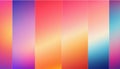 Vertical Gradient Color Blocks Pink Purple Orange Blue Royalty Free Stock Photo
