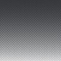 Vertical gradient halftone geometric diamond shape background. Pop art template, texture. Royalty Free Stock Photo
