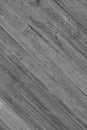Vertical grayscale abstract background of wooden plank panel wall Royalty Free Stock Photo
