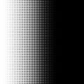 Vertical half tone pattern with dots - Monochrome halftone texture