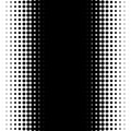 Vertical half tone pattern with dots - Monochrome halftone texture