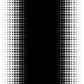 Vertical half tone pattern with dots - Monochrome halftone texture