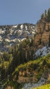 Vertical Hiking trail on Mount Timpanogos, Utah, USA