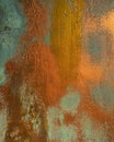 Vertical illustration of an abstract grunge background in pastel colors