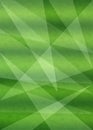 Abstract Blurry Triangles in Green Grunge Texture Background