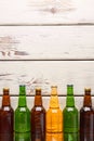 Vertical image group of bottles.