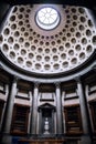 Vertical of an inside view of Laurentian library Royalty Free Stock Photo