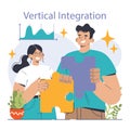 Vertical integration. Company's supply chain optimization and control.