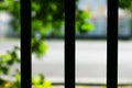 Vertical jail cell bokeh background Royalty Free Stock Photo