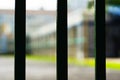 Vertical jail cell bokeh background Royalty Free Stock Photo