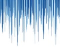 Vertical lines forming a cascading water-inspired composition. Royalty Free Stock Photo