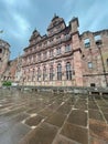 Vertical low angle shot of the Heidelberger Schloss restaurant in Germany