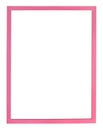 Vertical modern pink picture frame