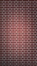 Vertical modern Red brick wall Background Texture